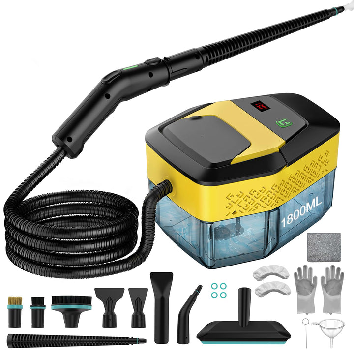 Granarbol 1800ml-2500W Dampfreiniger, 8s Heizung 275°F/145°C Entfernt Fett | Handdampfreiniger Tests