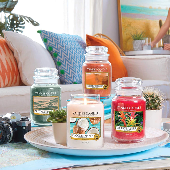 Yankee Candle Duftkerze im Glas (gross) | Tropical Jungle | Brenndauer bis zu 150 Stunden