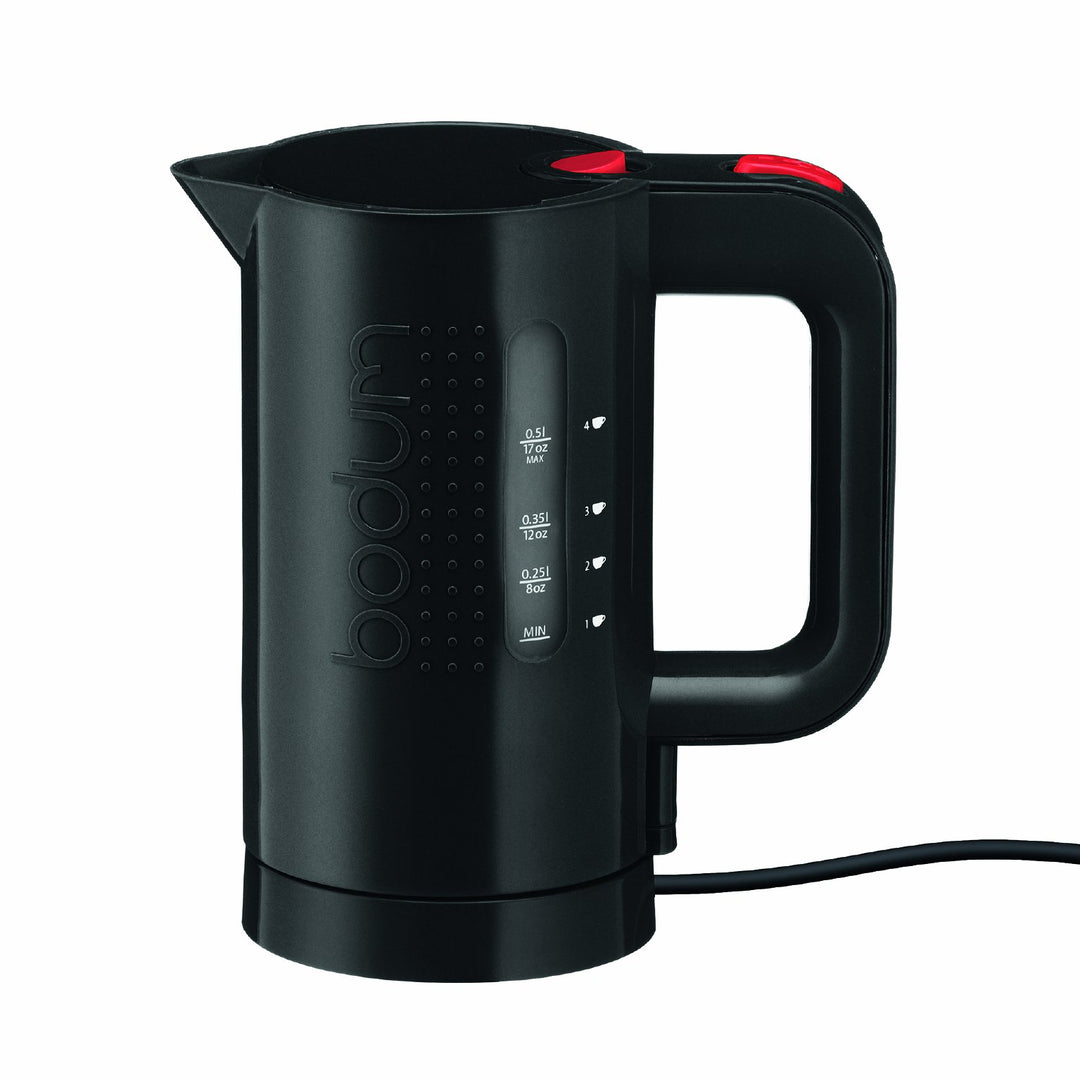 BISTRO: Elektrischer Wasserkocher, 0.5 l Black 0,5 L, Black 0,5 L