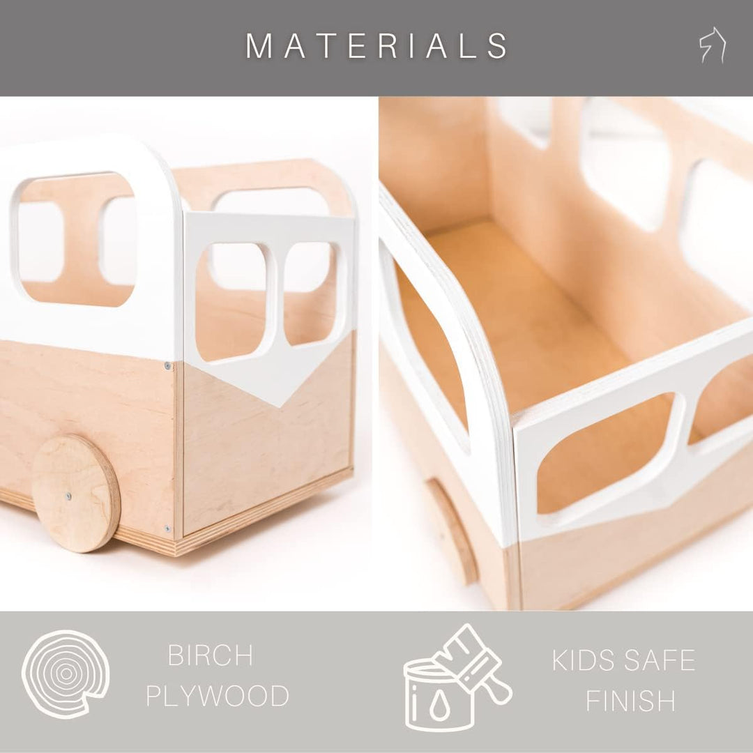 EWART WOODS Aufbewahrungsbox für Kinderspielzeug, Holz, Bücherregal, Babyzimmer, Möbel, Bücherregal,