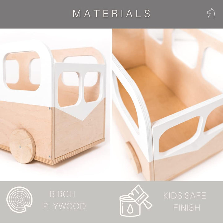 EWART WOODS Aufbewahrungsbox für Kinderspielzeug, Holz, Bücherregal, Babyzimmer, Möbel, Bücherregal,