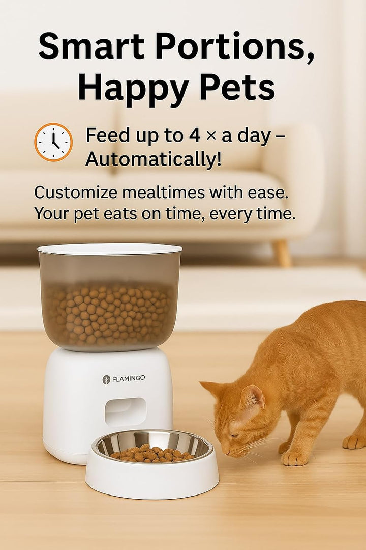 Futterautomat Katze - Futterautomat Hund - Futterautomat Katze Nassfutter - 3L Kapazität mit Timer u