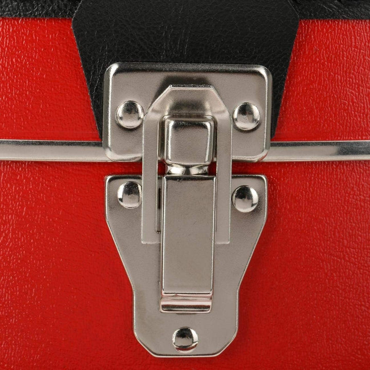 Lierys runder Hutkoffer - Masse: 40 cm x 21 cm - grosse Hutschachtel mit Kunstleder - Hutbox zur Auf