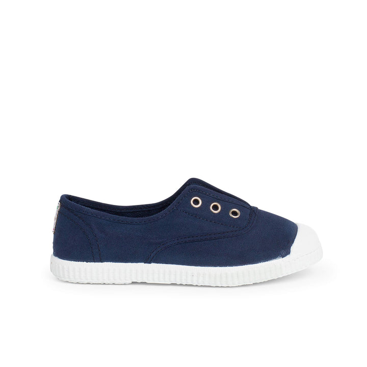 Pisamonas Leinwand-Sneakers Ohne Schnürsenkel Mit Gummispitze Marineblau 21 EU, Marineblau 21 EU