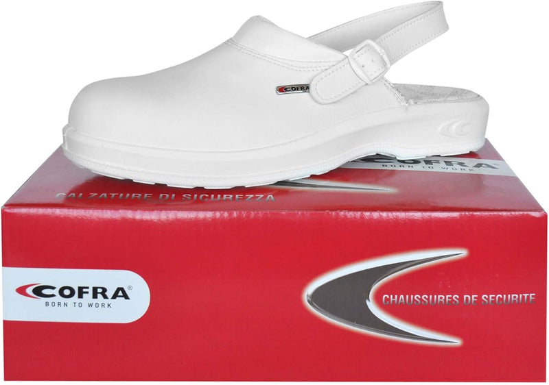 Cofra 75030-002.W42 NEW JASON SB E A FO SRC Sicherheitssandalen, Weiss, Grösse 42 42 EU, 42 EU