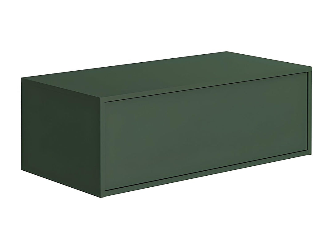 Vente-unique - Waschbeckenunterschrank hängend - Grün matt - 94 cm - TEANA II