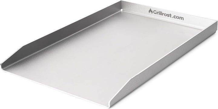 Grillrost.com Das Original Edelstahl Grillplatte | Plancha 49x32,5cm - passend für Weber Genesis I |