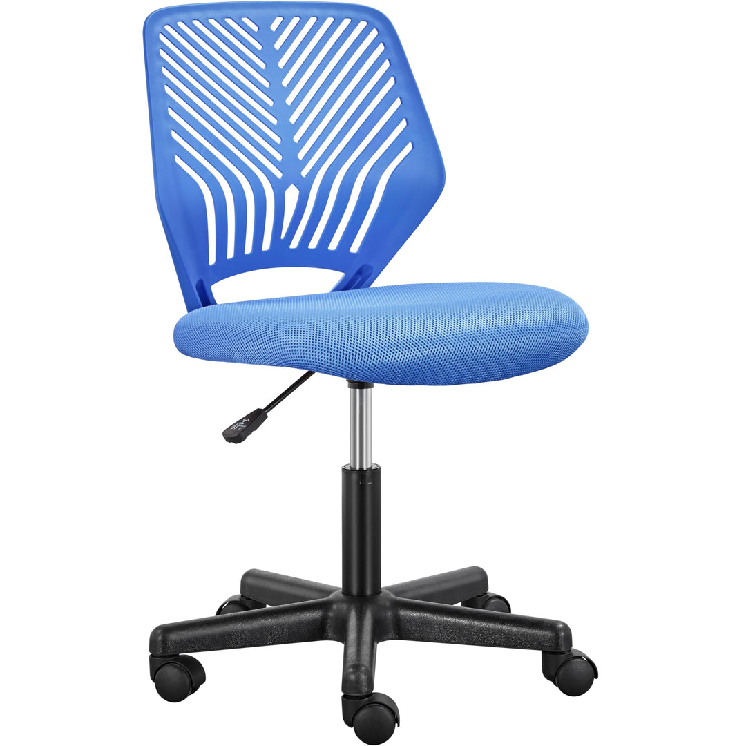 Yaheetech Bürostuhl Ergonomisch Schreibtischstuhl ohne Armlehnen Drehstuhl mit Rücklehne Arbeitsstuh