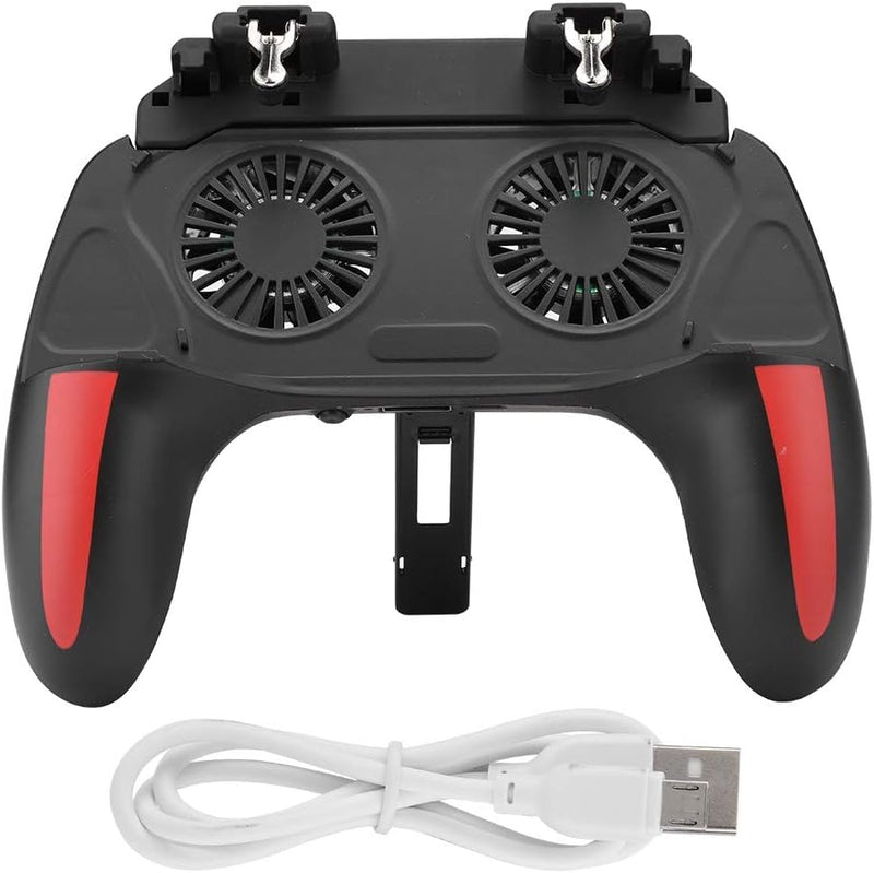 fasient Dual Cooling Fans Handy-Game-Controller, ergonomisches Smartphone-Gamepad mit 2500 mAh/5000