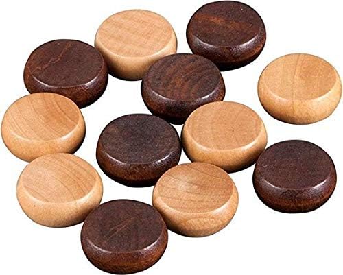 Ubergames Orginal Crokinole Brettspiel - Top ECO-Hartholz Qualität - Inklusive Trage Tasche - Model