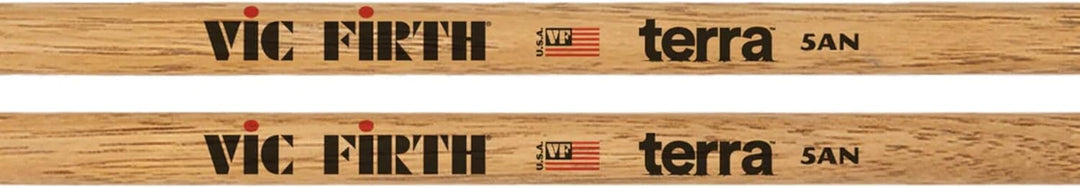 Vic Firth - American Classic® Terra Serie Trommelstöcke 5ATN - American Hickory - Nylonspitze - 4 Pa