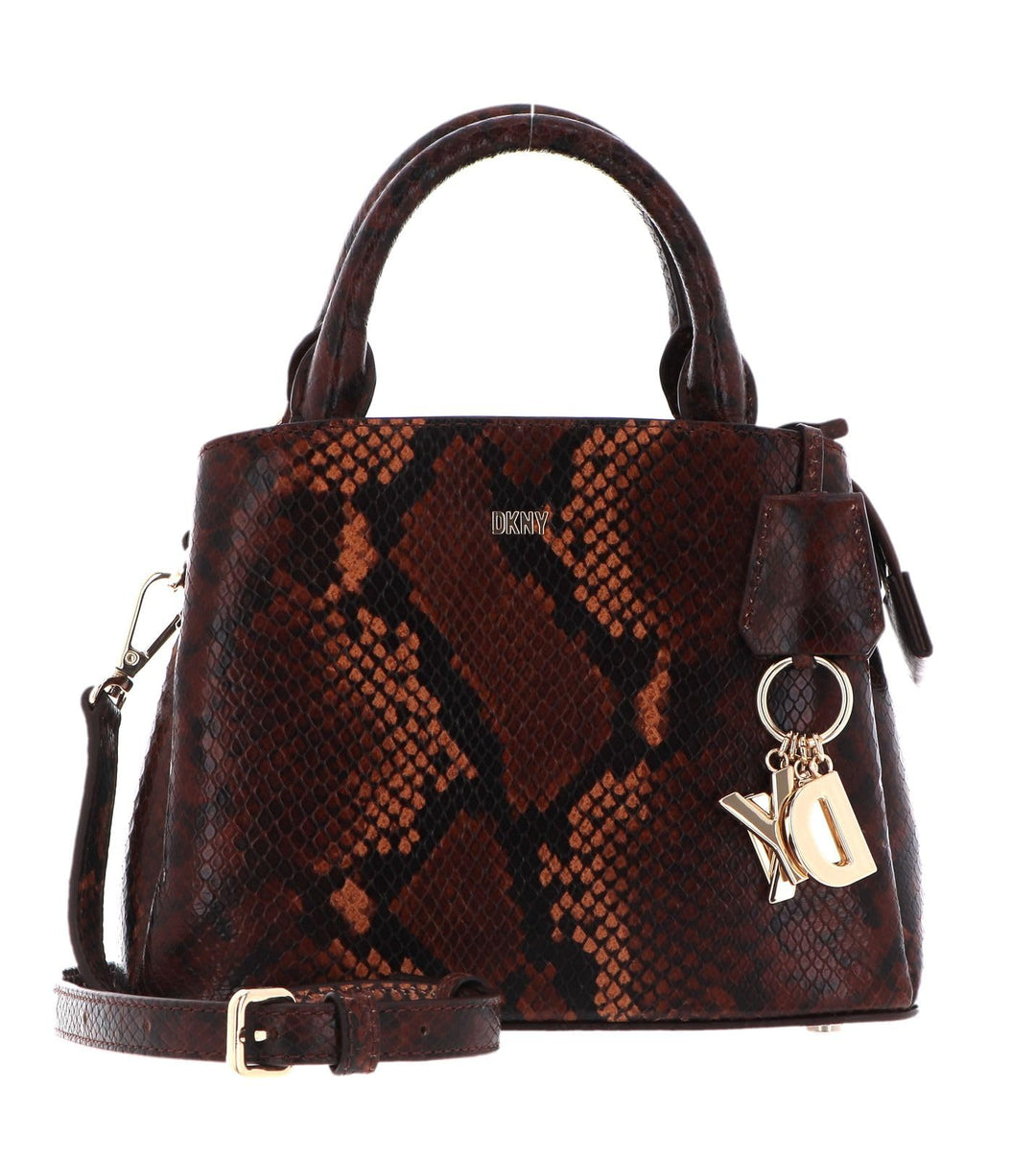 DKNY Girl's Women's Paige Small, Cestnut, One Size Satchel, Chestnut