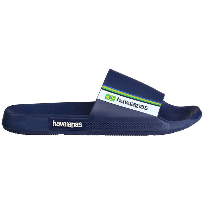 Havaianas Unisex Slide BrasilSchiebe-Sandalen 41/42 EU Navy Blue, 41/42 EU Navy Blue