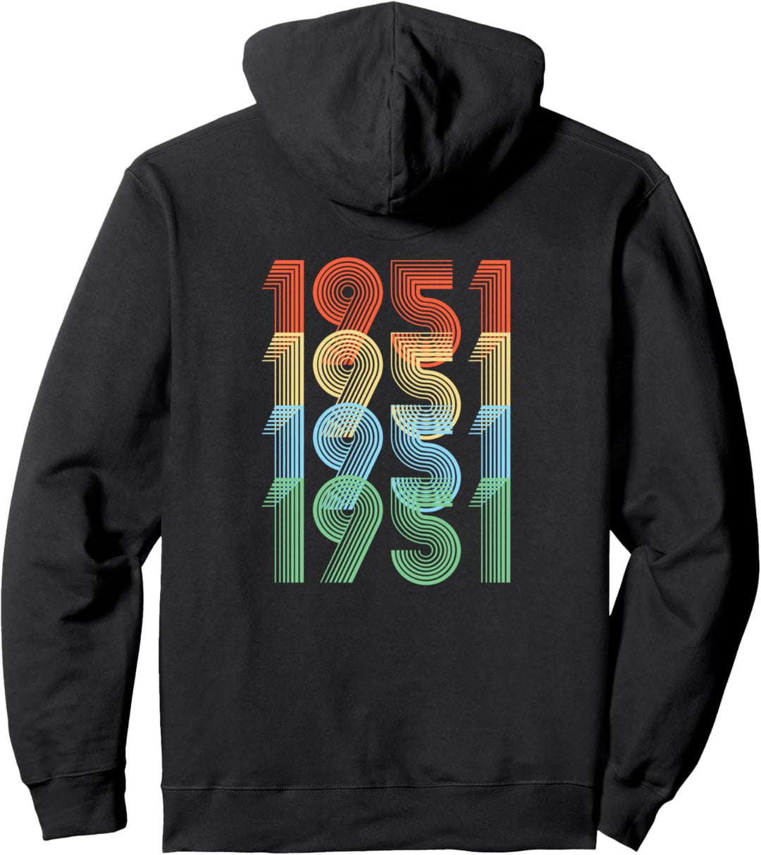 1951 Geburtstagsgeschenk Pullover Hoodie