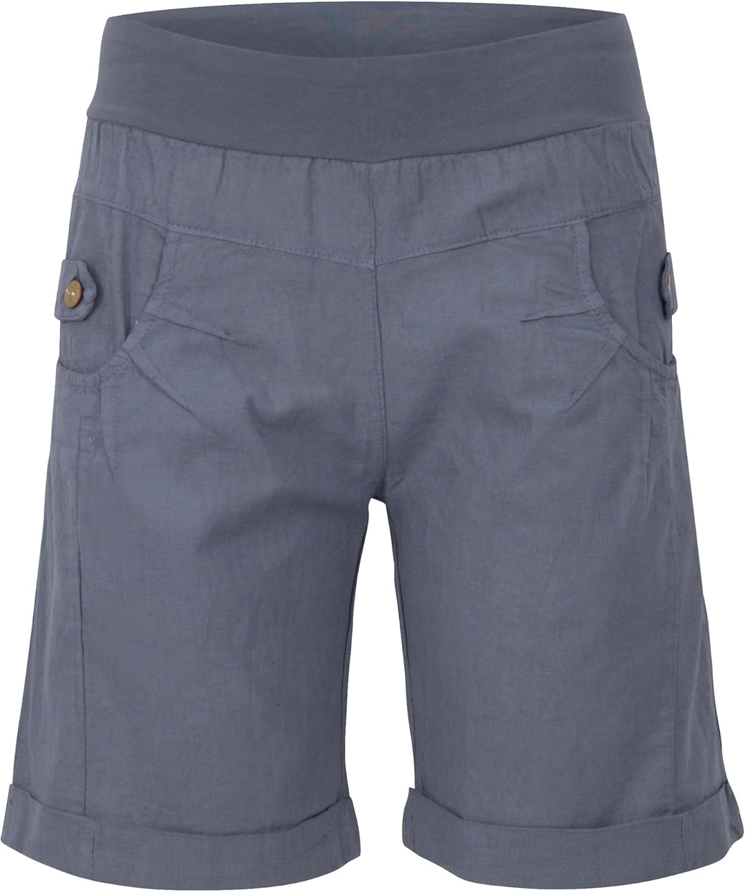 Malito Damen Bermuda aus Leinen - lässige Kurze Hose - Shorts für den Strand - leichte Pants - Hotpa