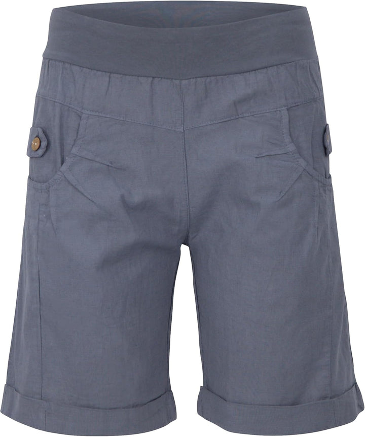 Malito Damen Bermuda aus Leinen - lässige Kurze Hose - Shorts für den Strand - leichte Pants - Hotpa