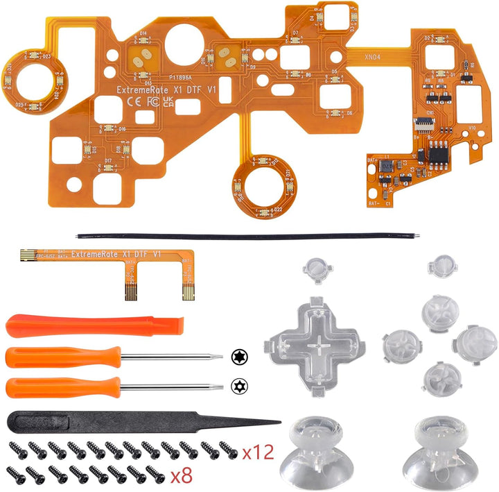 eXtremeRate LED Taste für Xbox One Controller, Bleuchtung Knöpfe Buttons D-pad Thumbsticks ABXY Butt