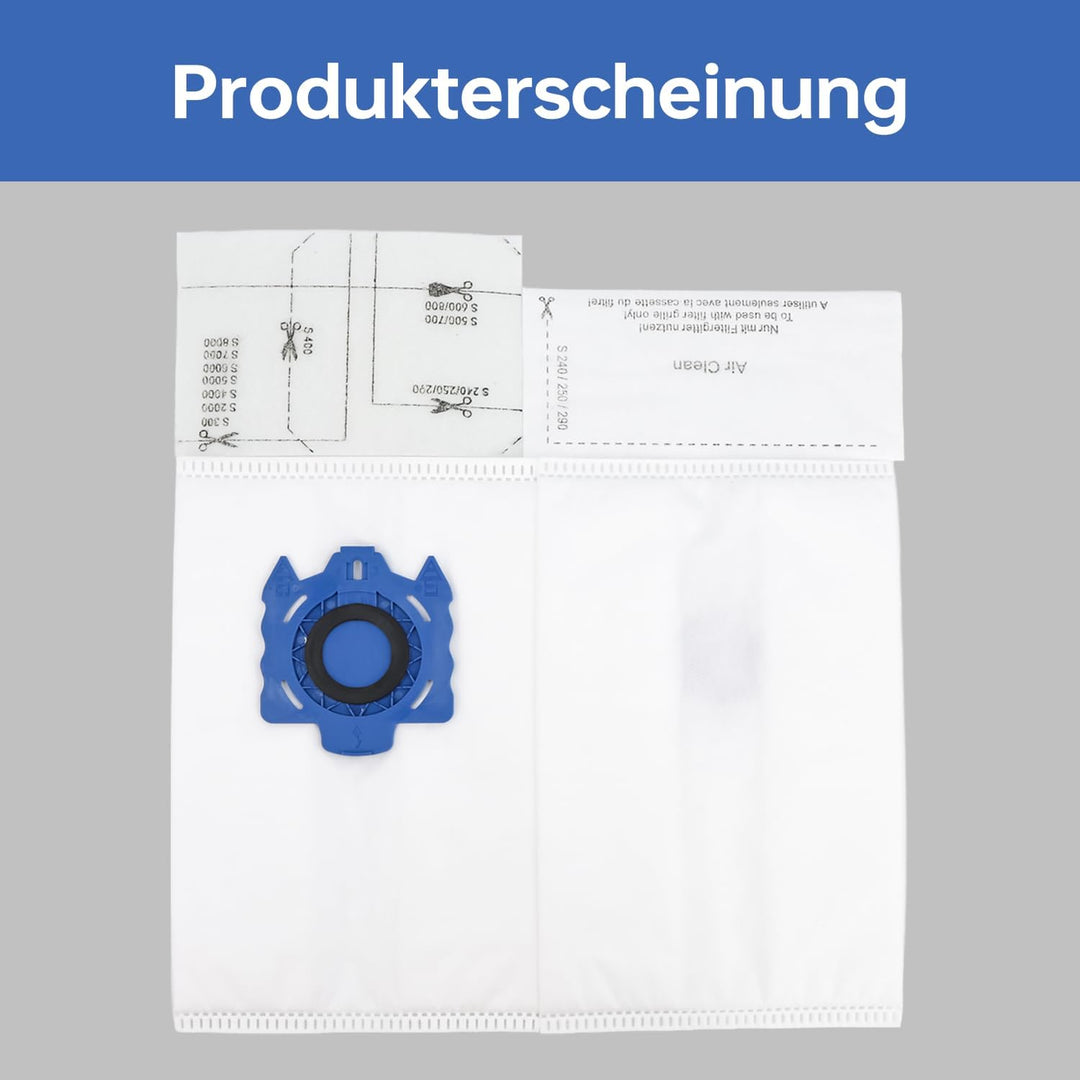 14 Staubsaugerbeutel mit 8 Filter Kompatibel mit Miele GN Serie S2 S4 S5 S6 S8, Complete C2/C3, Clas