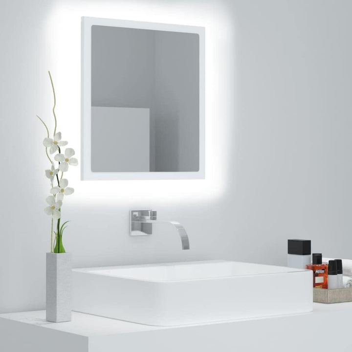 vidaXL LED Badspiegel Wandspiegel Badezimmerspiegel Lichtspiegel Spiegel Hängespiegel Bad Badezimmer