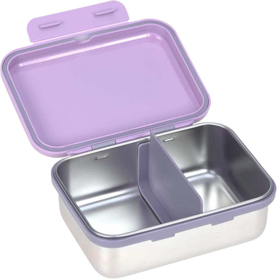 LÄSSIG Kinder Brotdose Edelstahl Lunchbox Frühstücksbox Nachhaltig Kindergarten Schule/Lunchbox Stai