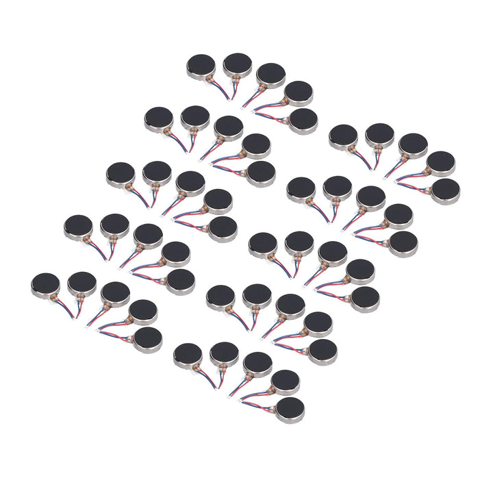 50 Stück Mini-Vibrationsmotoren DC 3V 10x2,7 Mm Anti-Interferenz Kleiner Leichter, Geräuscharmer Mik