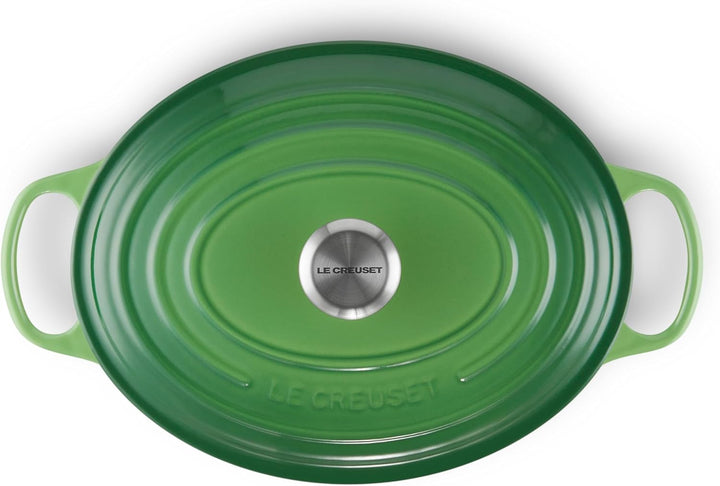 Le Creuset Signature Gusseisen-Bräter mit Deckel, Ø 31 cm, Oval, Für alle Herdarten und Induktion ge