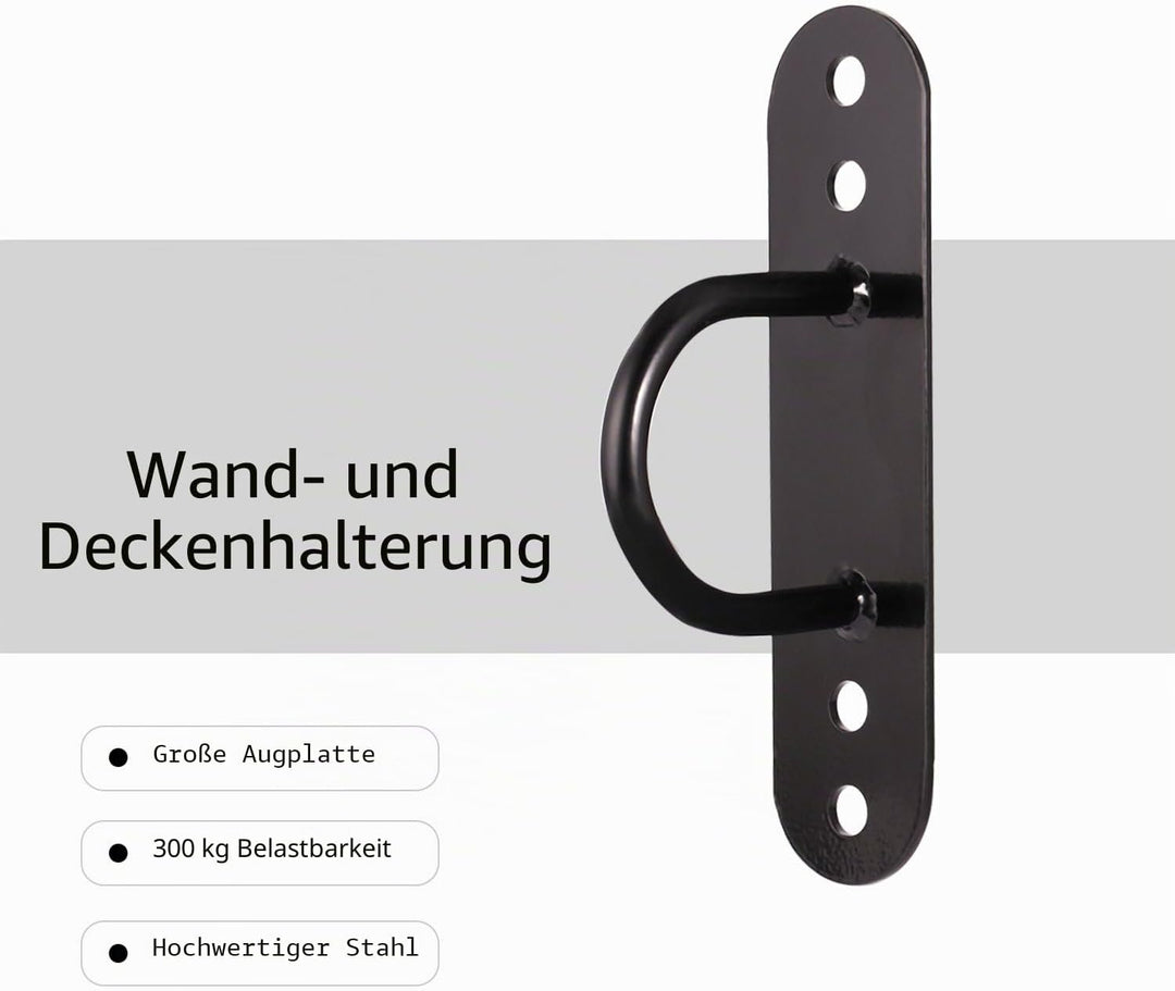 KYLIN SPORT Battle Rope Wand / Deckenhalterung Anker Bracket Hook für Suspension Straps Crossfit Gym