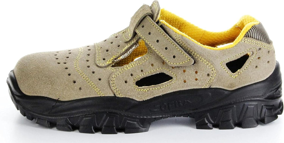 Cofra NT040-000.W39 NEW BRENTA S1 P SRC Sicherheitssandalen, Beige/Orange, Grösse 39 39 EU, 39 EU