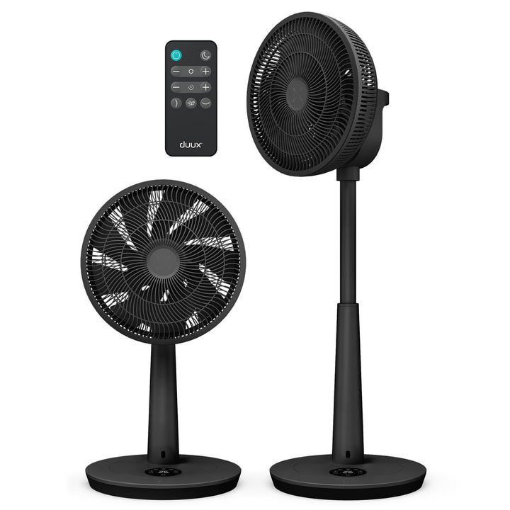 Duux Whisper 3 Standventilator – Energiesparender Ventilator mit 26 Geschwindigkeiten, Timer & Nacht