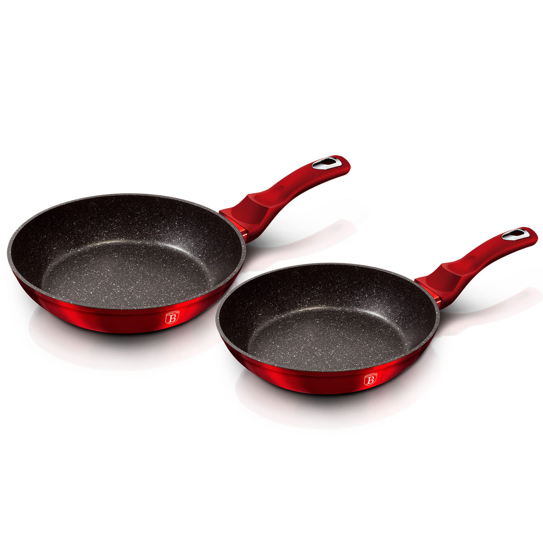 B BERLINGER HAUS BERLINGERHAUS PROFESSIONAL PRECISION Burgundy 2er-Set Bratpfannen Induktion 22-26 c