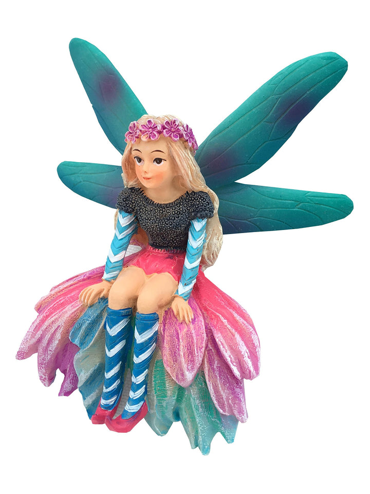 Katrina die Gartenfee – Eine Miniaturfeenstatue für Ihren Feengarten und Miniautrfiguren von GlitZGl