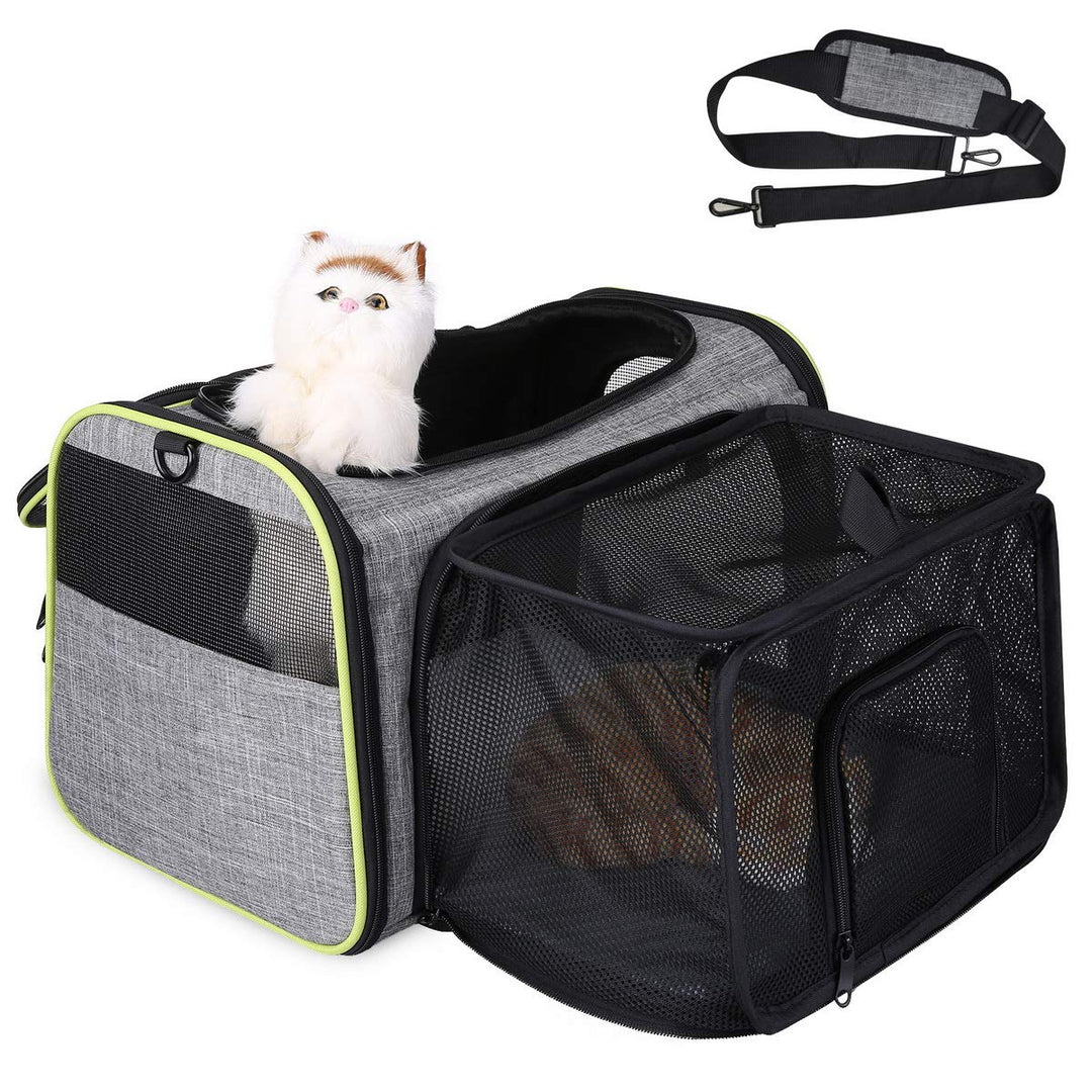 TAMOWA Transportbox Katze Transportbox Hund Faltbare Hundetragetasche, Faltbare Katzentragetasche mi