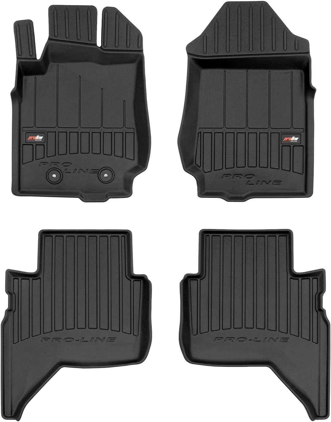 SMK Gummimatten Auto fussmatten Satz für Ford Ranger V 2015-2022 Erleben Sie einen neuen Standard de