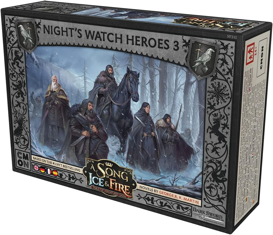 CMON | A Song of Ice & Fire – Helden der Nachtwache 3 | Erweiterung | Tabletop | 2 Spieler | Ab 14+