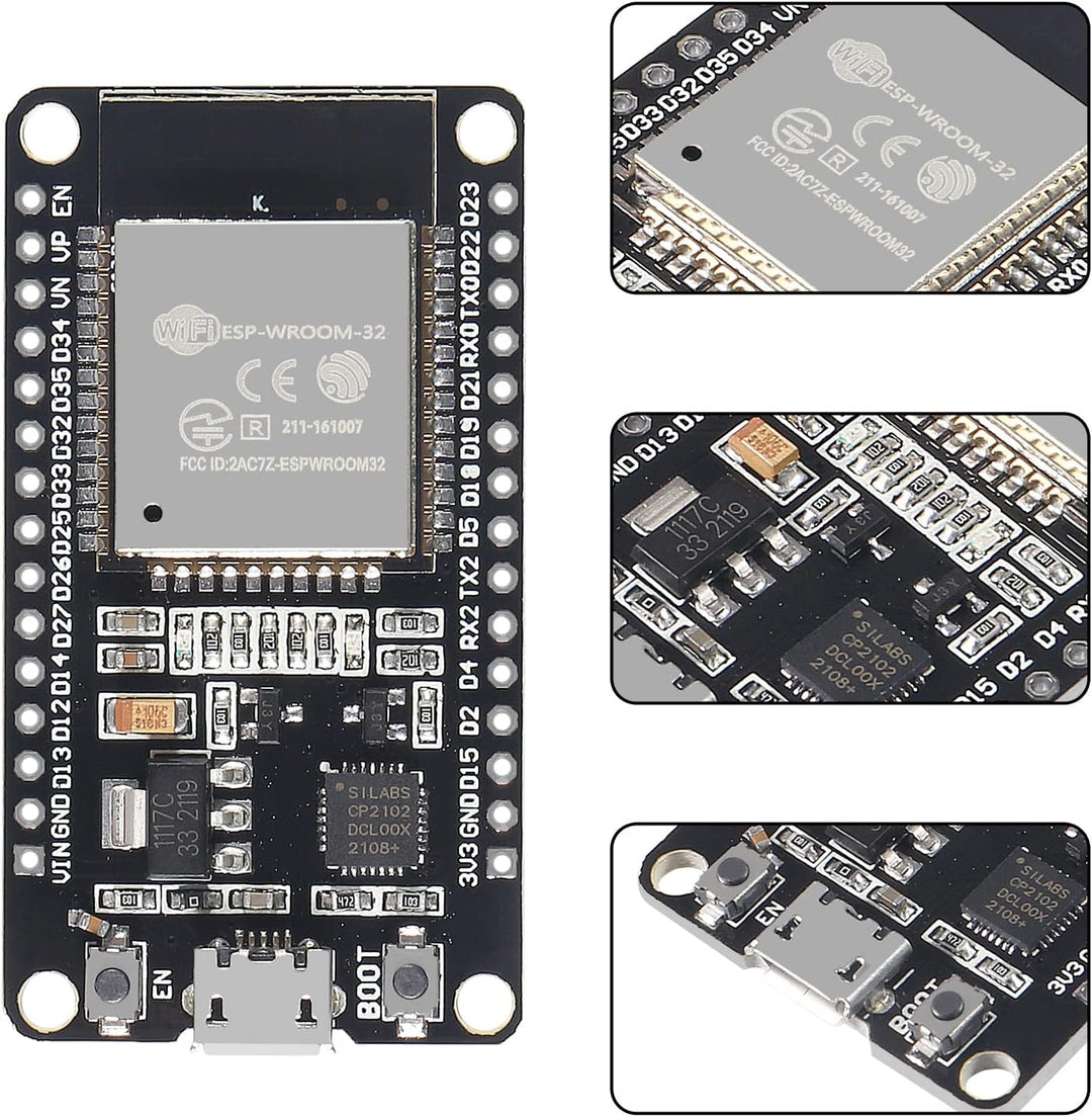 3 STÜCKE ESP32 ESP-32S WiFi Development Board Unassembled NodeMCU-32S Mikrocontroller Prozessor Inte