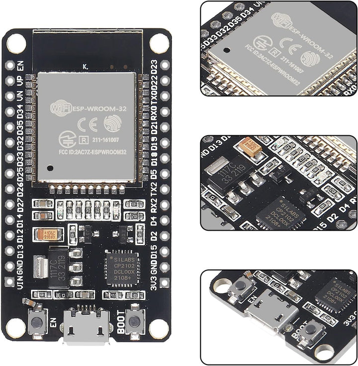 3 STÜCKE ESP32 ESP-32S WiFi Development Board Unassembled NodeMCU-32S Mikrocontroller Prozessor Inte
