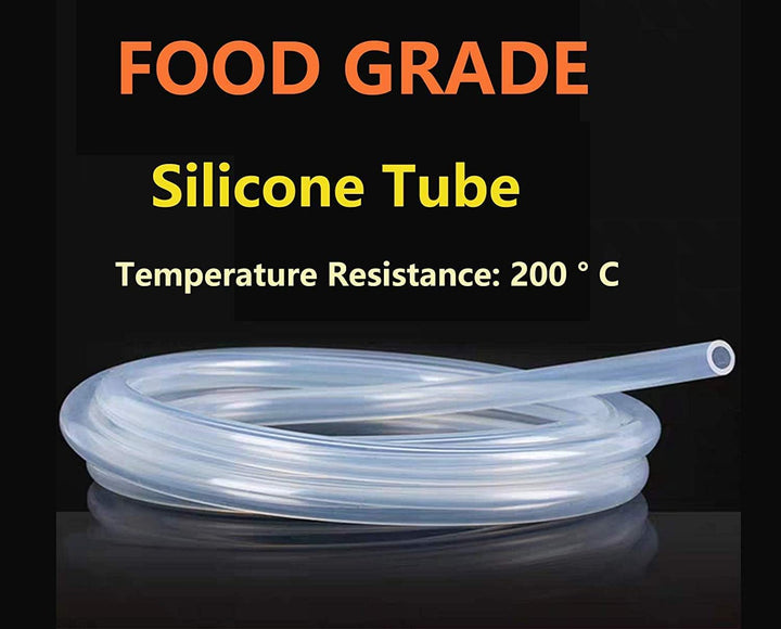 Antrella Flexibler Silikonschlauch Lebensmittelqualität 5mm ID x OD 7mm Wandstärke 1mm Wasserleitung