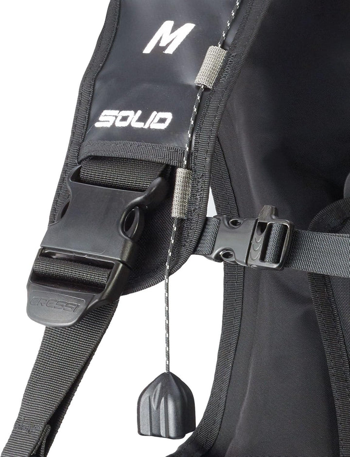 Cressi Solid Dive Center Edition Tauchjackets Gute Tarierung XXS-KID Schwarz, XXS-KID Schwarz