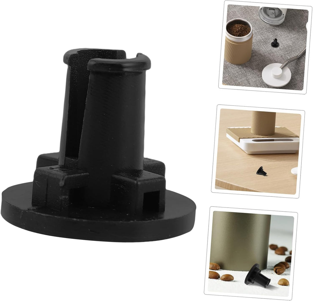 BESTOYARD Nylon Mahlkern Zubehör 4 Stück für Manuelle Kaffeemühle Tragbar Festes Kernteil Schwarz fü