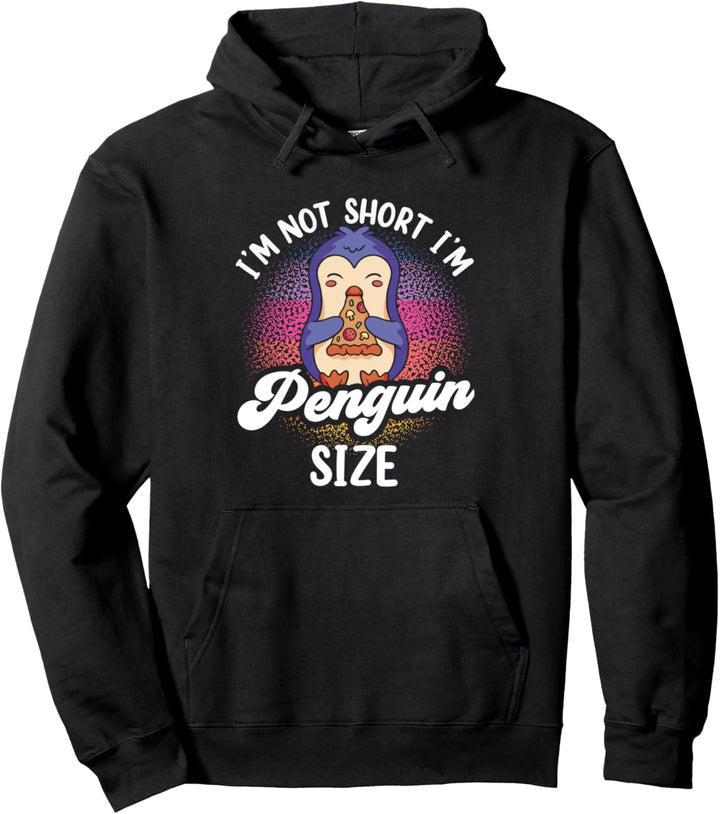 Ich Bin Nicht Klein Ich Bin Pinguingrösse Pinguine Pinguin Pullover Hoodie