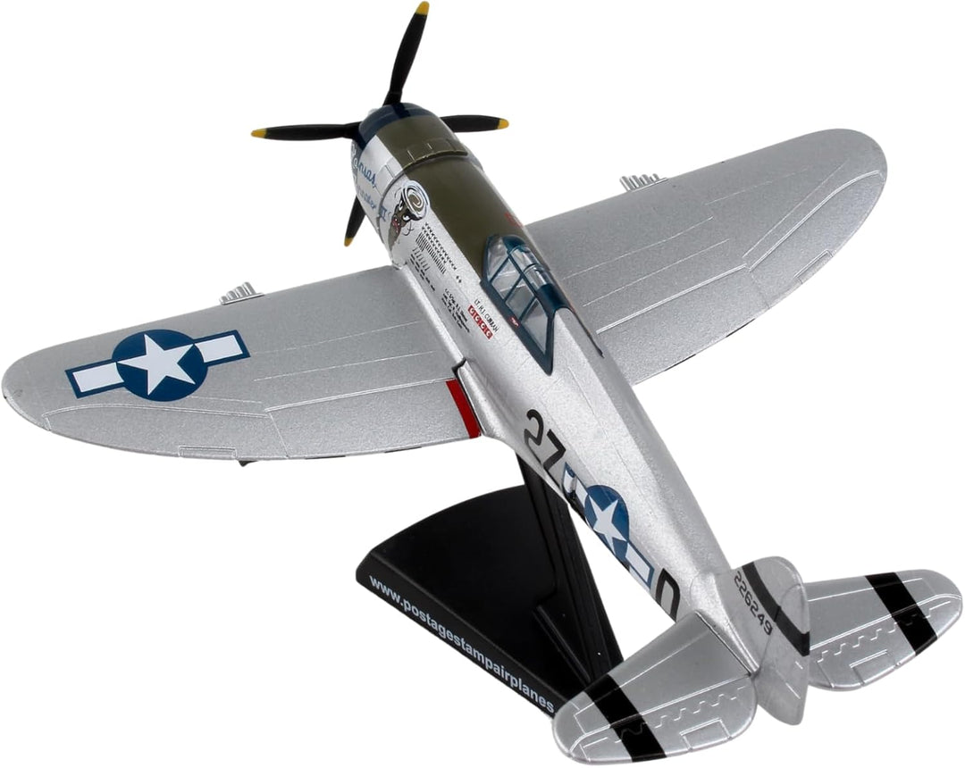 Daron PS5359-4 Postage Stamp Republic P-47 Thunderbolt Kansas Tornado II Scale 1/100