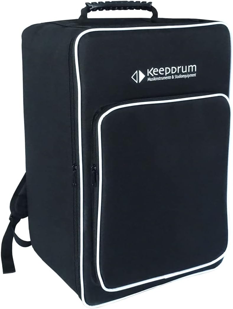 Schlagwerk 2inOne CP404 large Black Edition Cajon Holz Trommel Set inklusive Tasche