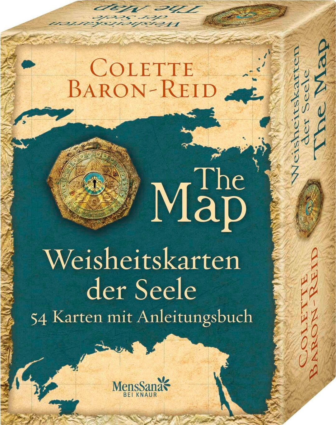 Weisheitskarten der Seele - The Map: 54 Karten mit Anleitungsbuch | Magische Orakelkarten der Bestse