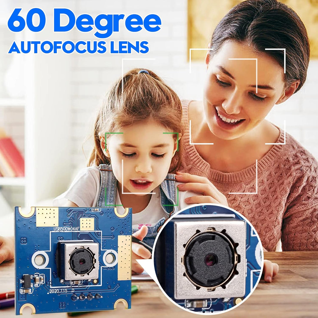 ELP 5 Megapixel Autofokus USB Kamera CMOS OV5640 60 Grad Objektiv 25 * 30mm Mini USB HD Kameramodul
