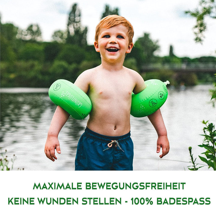 Schwimmflügel ab 1 Jahr - Sicher &amp; Hautfreundlich &amp; Ohne Weichmacher I 11-30 Kg I Rund Swim Schwimmh