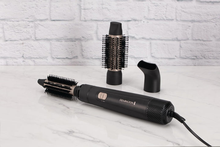 Remington Warmluftbürste [inkl. 3 Aufsätze: 25mm & 38mm Rundbürste, Stylingdüse] Blow Dry&Style (tro