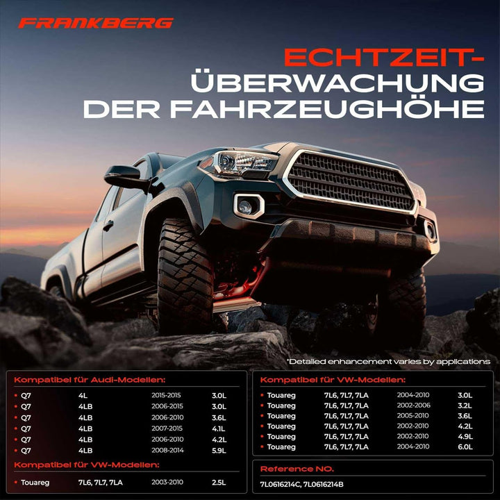 Höhensensor Niveauregulierung Vorne rechts für Q7 4LB 4L T-o-u-a-r-e-g 7L6 7L7 7LA 2002-2015 7L06162