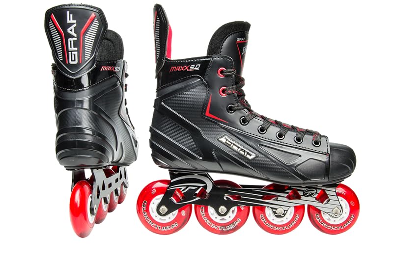 Grafskates Max 9 Hockey Inliner Senior - Rollschuh - Inline Skates - Polypropylen, PE - Schnürung -