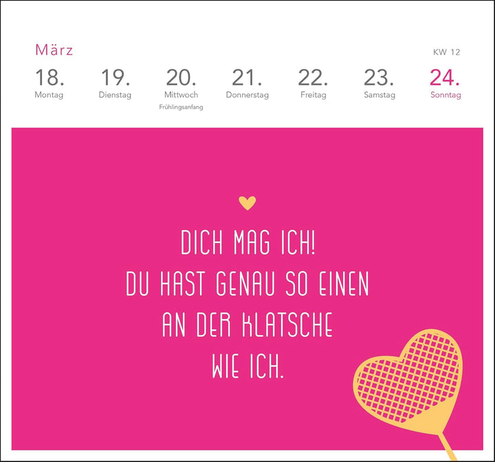 Postkartenkalender 2025: In dubio Prosecco: Der Kult-Wochenkalender zum Aufstellen. Tischkalender mi