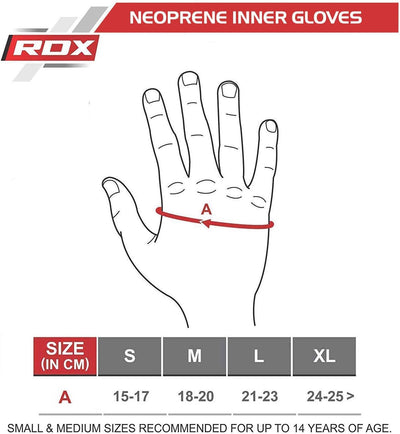 RDX Innenhandschuhe MMA Boxbandagen Handschuhe Kampfsport Sandsackhandschuhe Sparring Innere Grappli